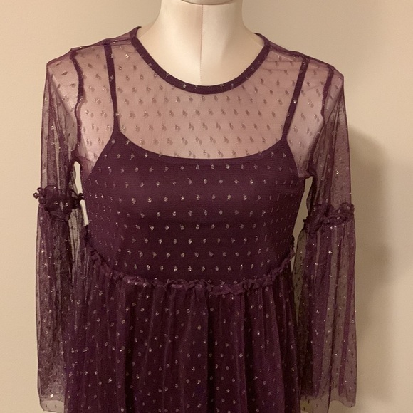 ART Class Girl Dress Size L (10-12). Sheer with Lining- Like New Dress. - Picture 2 of 11